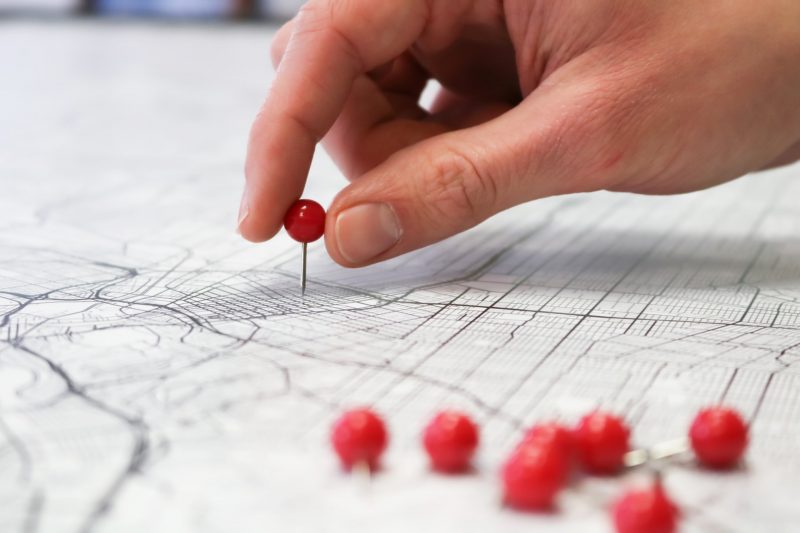 map to next destination