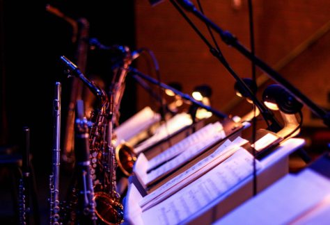 jazz band stands
