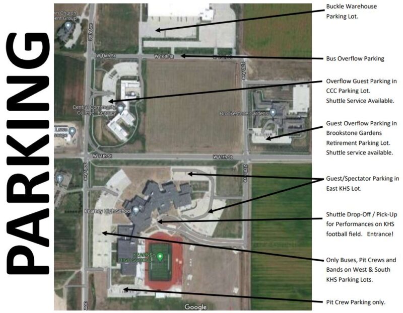 BMF & NSBA Guest Parking Map