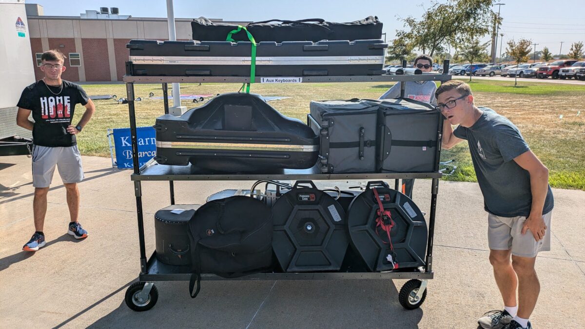 This time, there are three members all clearly excited to see their Pit equipment return to them.