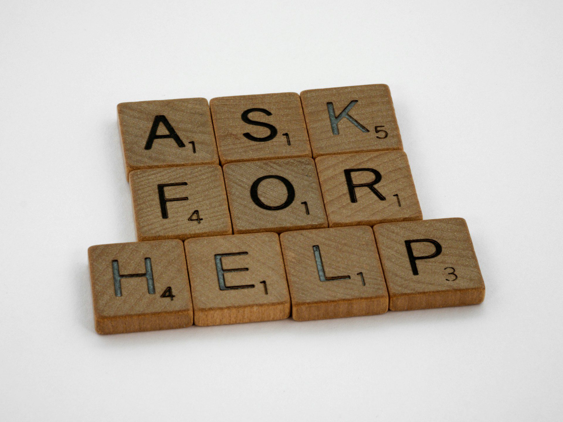 Ask For Help scrabble