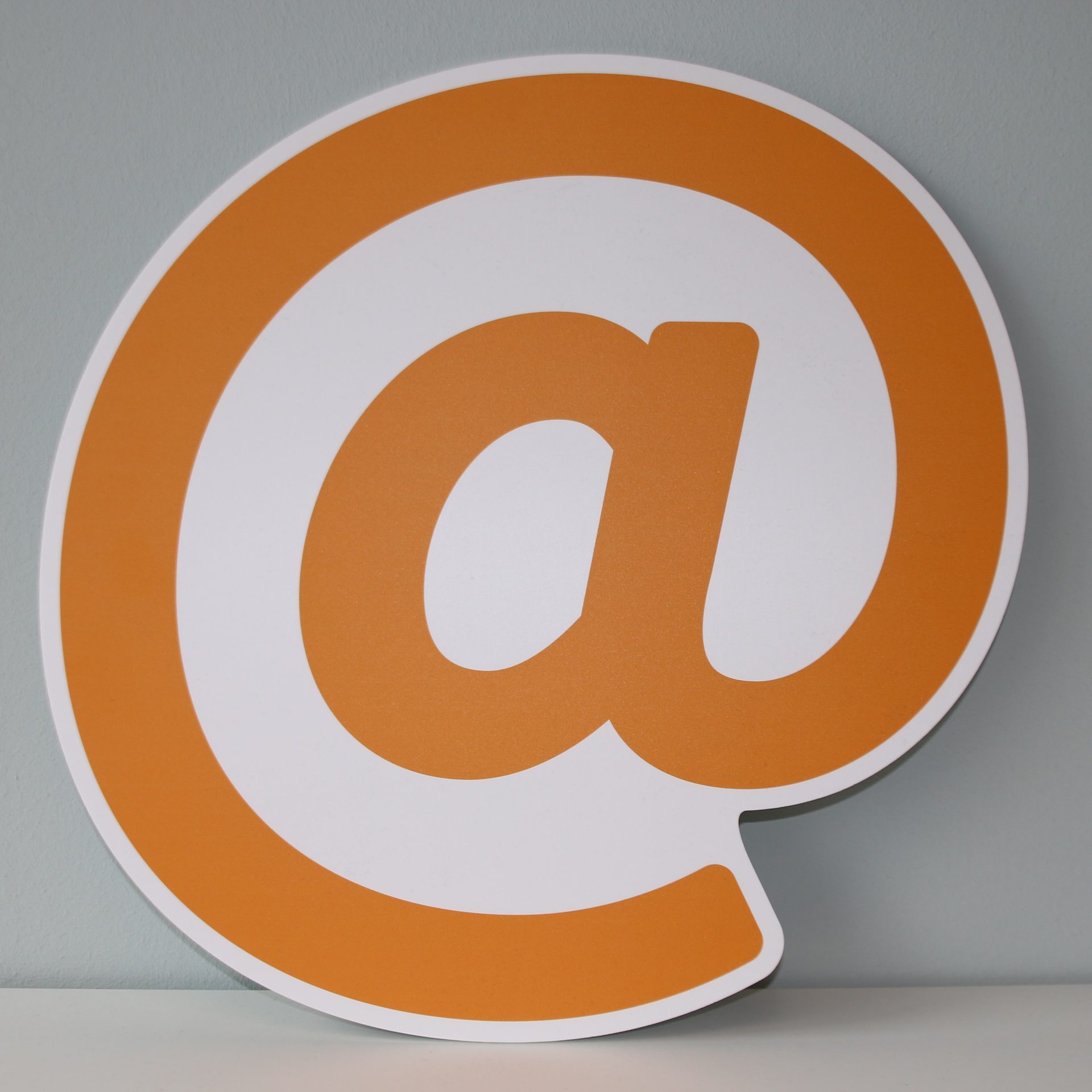 "at" symbol as sign